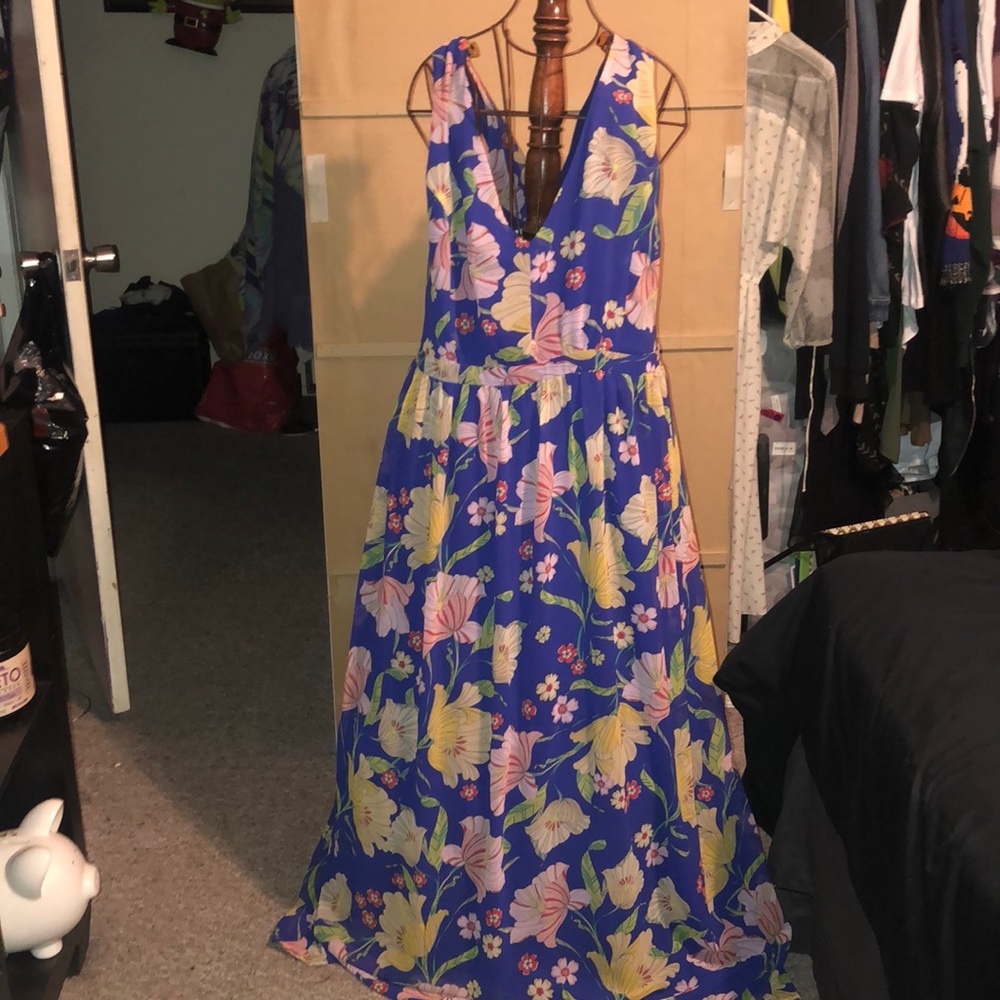 ModCloth Floral Maxi
